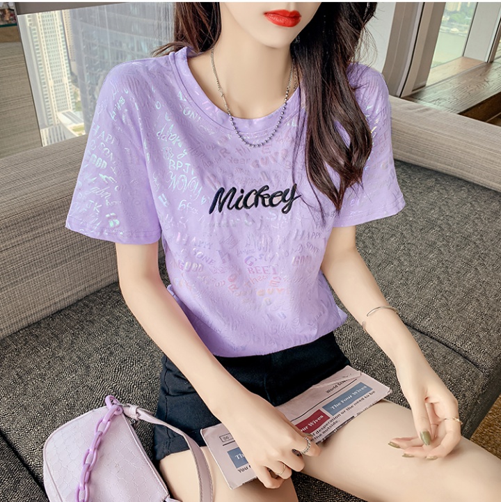 Spring and summer T-shirt short sleeve tops for women