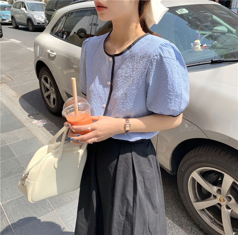 Korean style long slim high waist all-match skirt