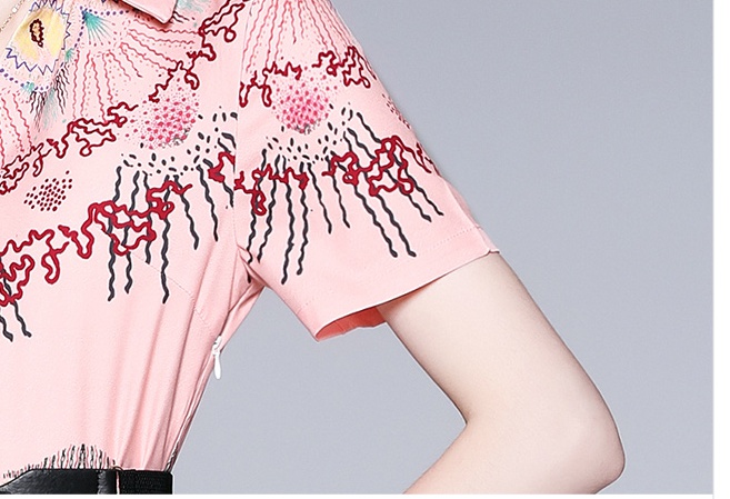 Digital summer long dress printing dress for women
