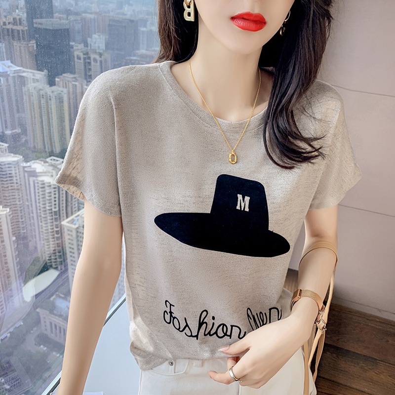 All-match loose sweater summer Korean style tops for women