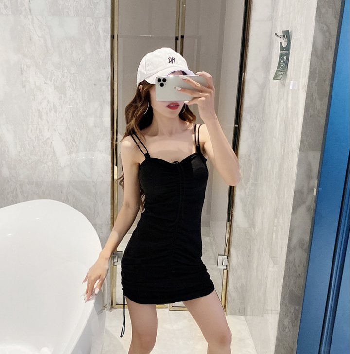 Casual sling dress temperament sexy T-back for women