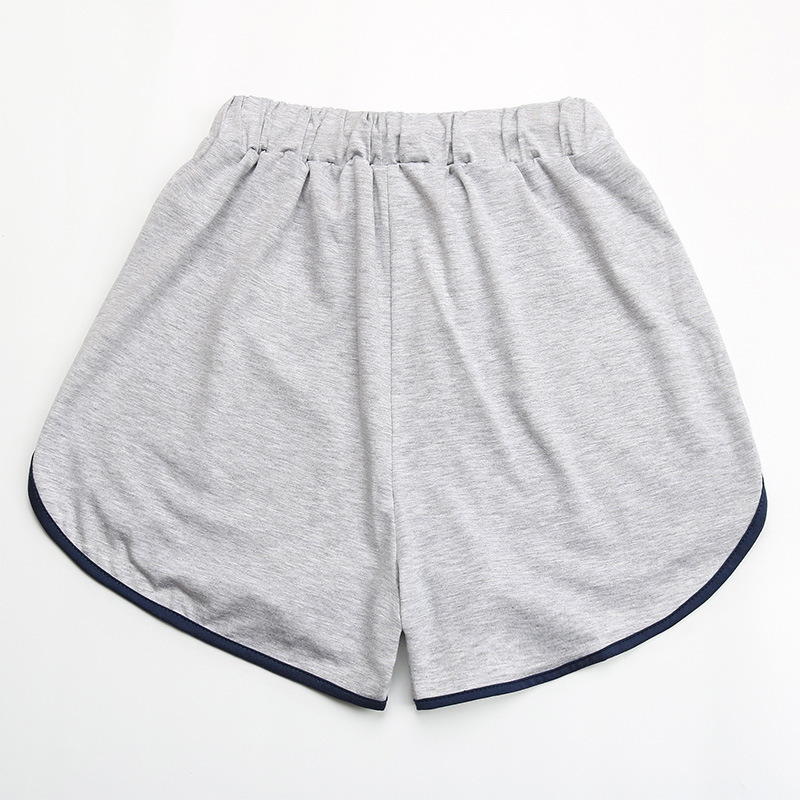 Loose printing shorts summer wide leg pants for women