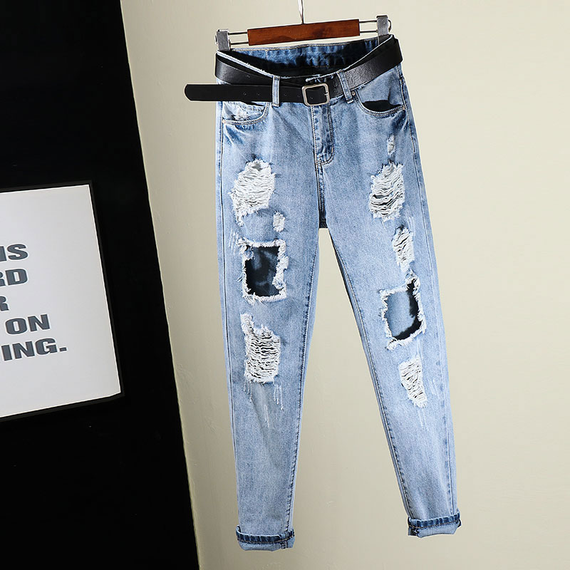 Nine tenths summer jeans harem carrot pants for women