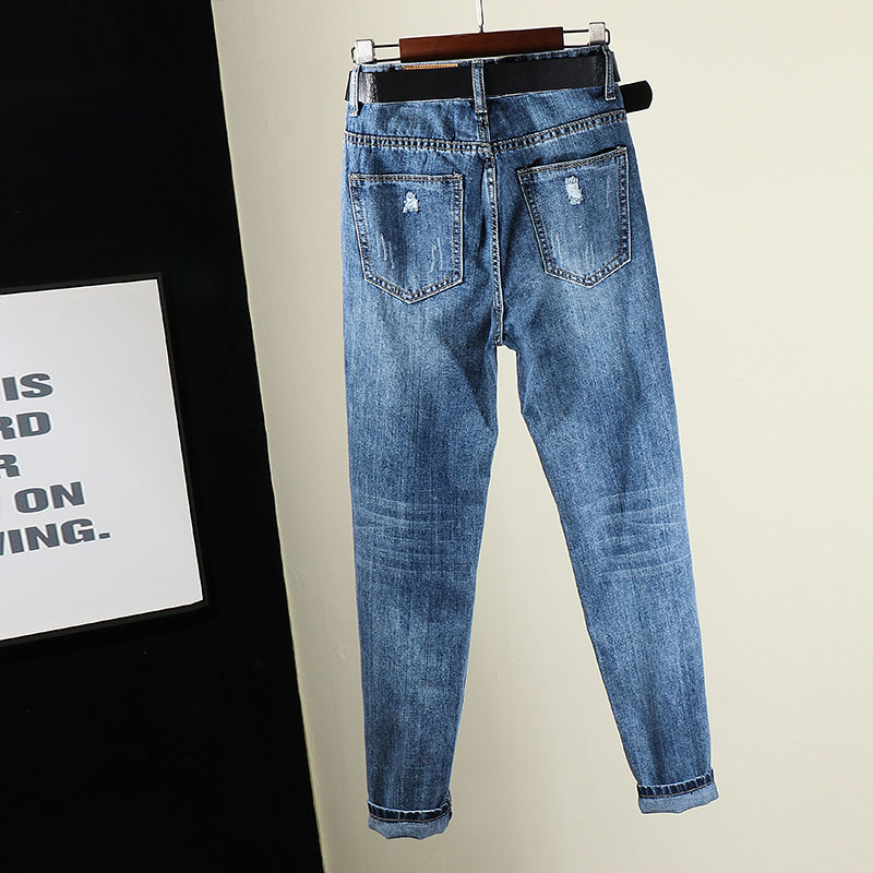 Nine tenths summer jeans harem carrot pants for women