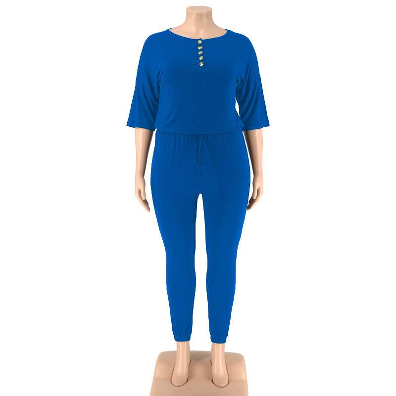 Casual large yard jumpsuit European style loose leotard