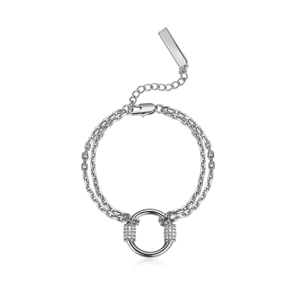 Gift rhinestone bracelets round ring summer accessories
