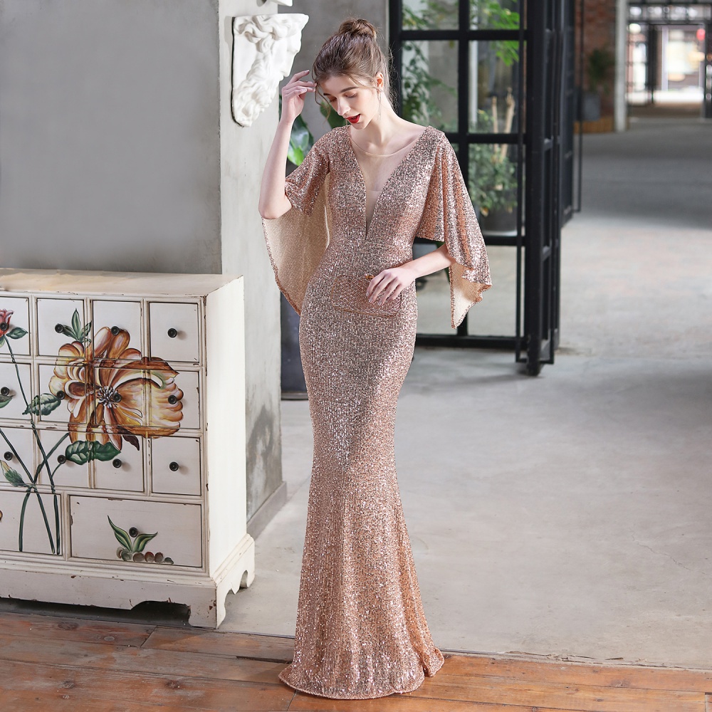 Angel wings annual meeting evening dress for women