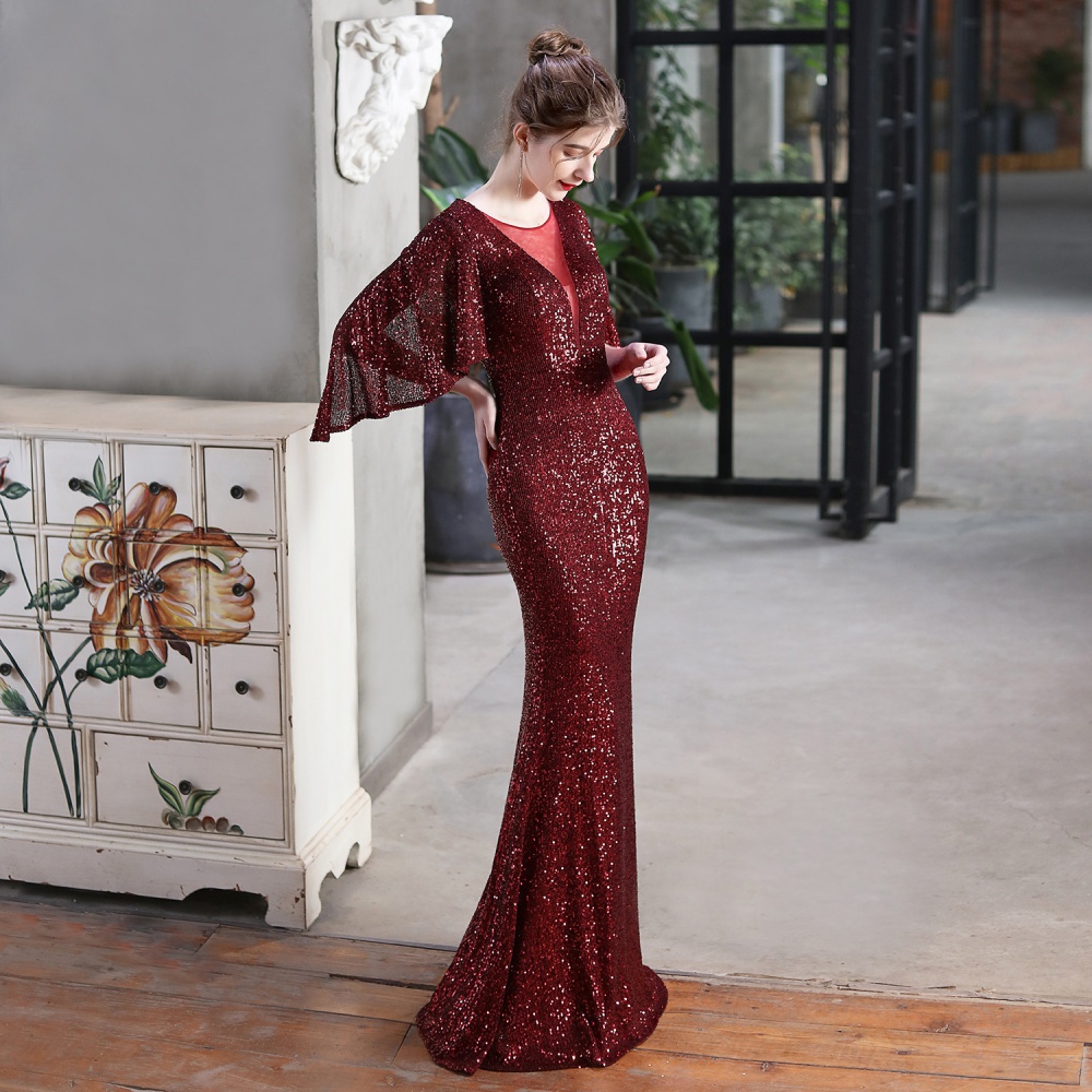 Angel wings annual meeting evening dress for women