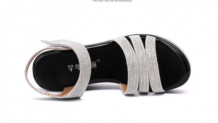 Summer slipsole platform soles sandals for women