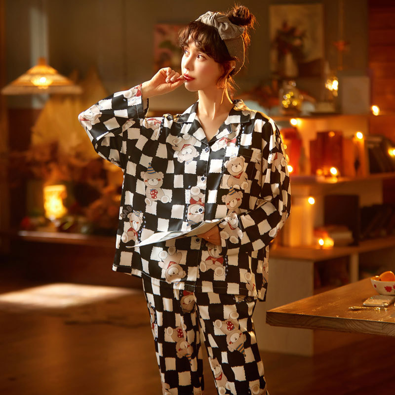 Homewear Korean style pajamas 2pcs set for women