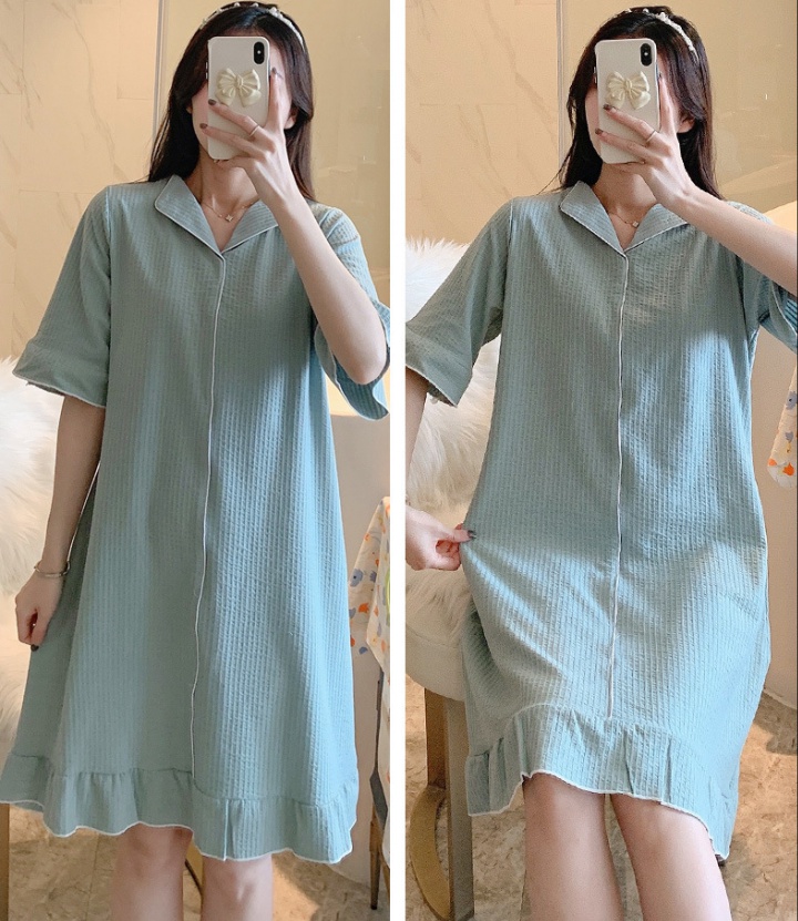 Homewear Korean style pajamas thin night dress
