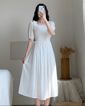 White France style short sleeve retro dress