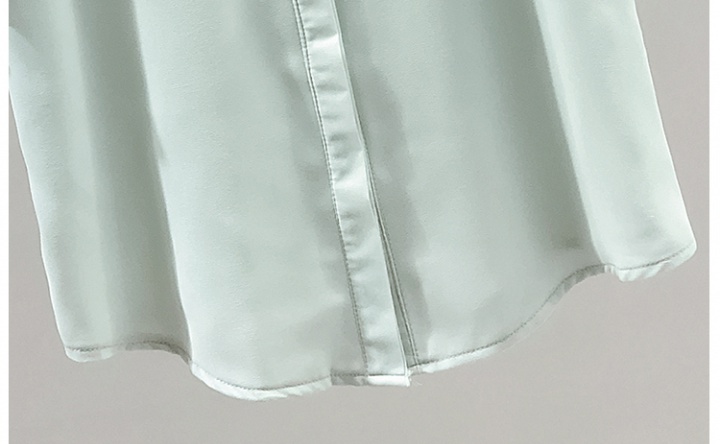 Lotus leaf edges tops chiffon shirt for women