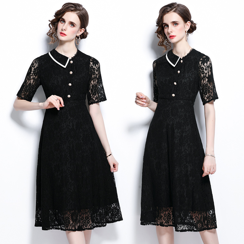 Summer lace slim fashion dress