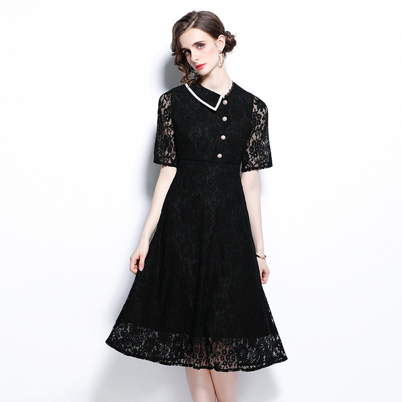 Summer lace slim fashion dress