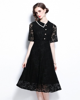 Summer lace slim fashion dress