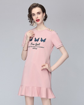Fashion summer Casual butterfly dress for women