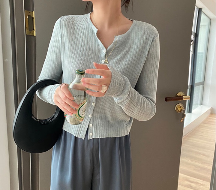 Long sleeve thin cardigan breathable shirts for women