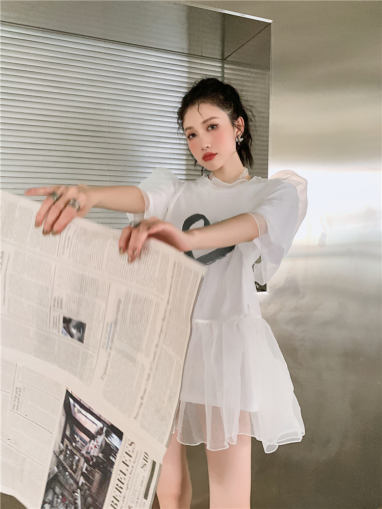 Korean style all-match loose fashion Casual dress 2pcs set