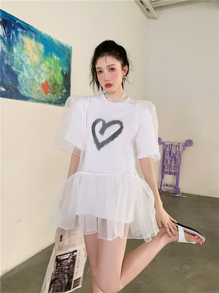 Korean style all-match loose fashion Casual dress 2pcs set