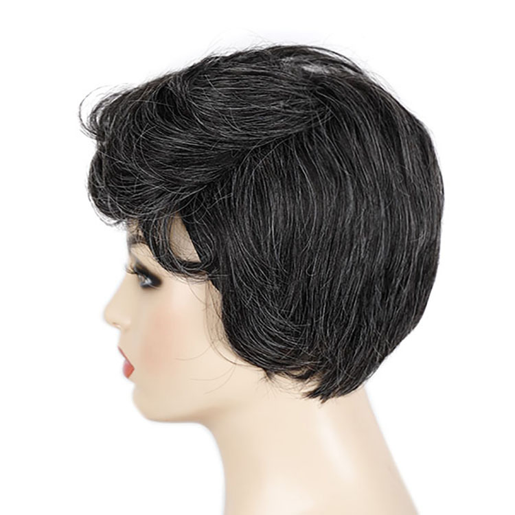 Colors wig middle-aged headgear for women