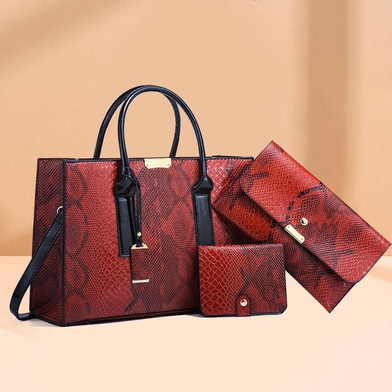Diagonal composite bag fashion handbag 4pcs set for women