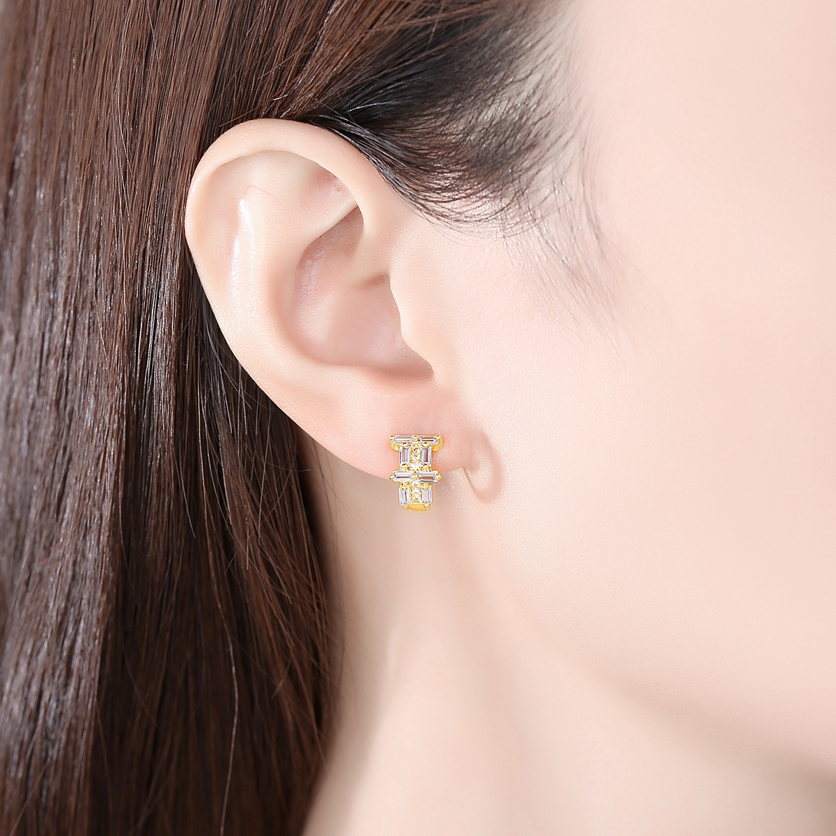 Simple earrings temperament stud earrings
