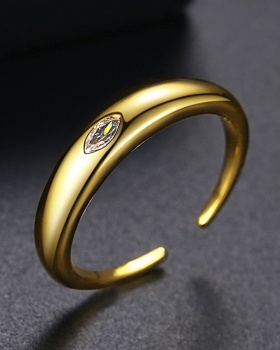 Simple fashion opening Korean style gold ring