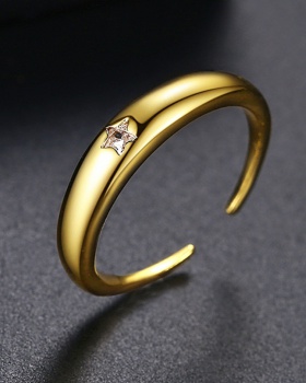 Simple opening retro fashion Korean style adjustable ring