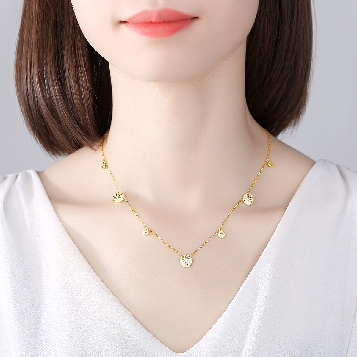 Minority personality clavicle necklace simple necklace for women