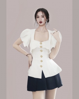 Korean style tops skirt 2pcs set for women