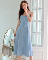 Denim Korean style fashion sling summer dress
