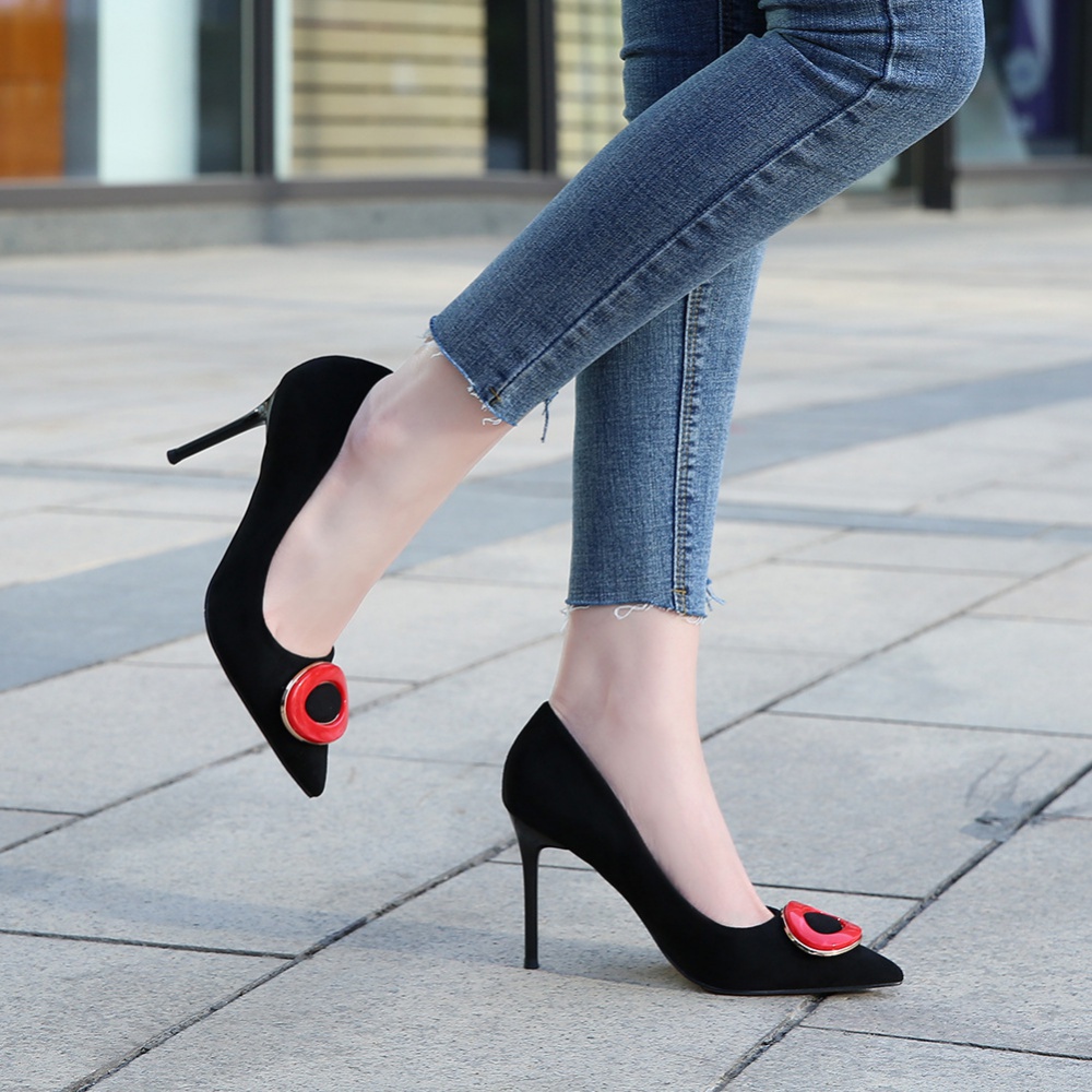 European style fashion large yard high-heeled shoes