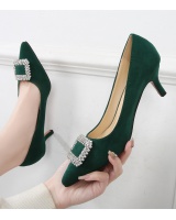 Lady fine-root high-heeled shoes rhinestone shoes