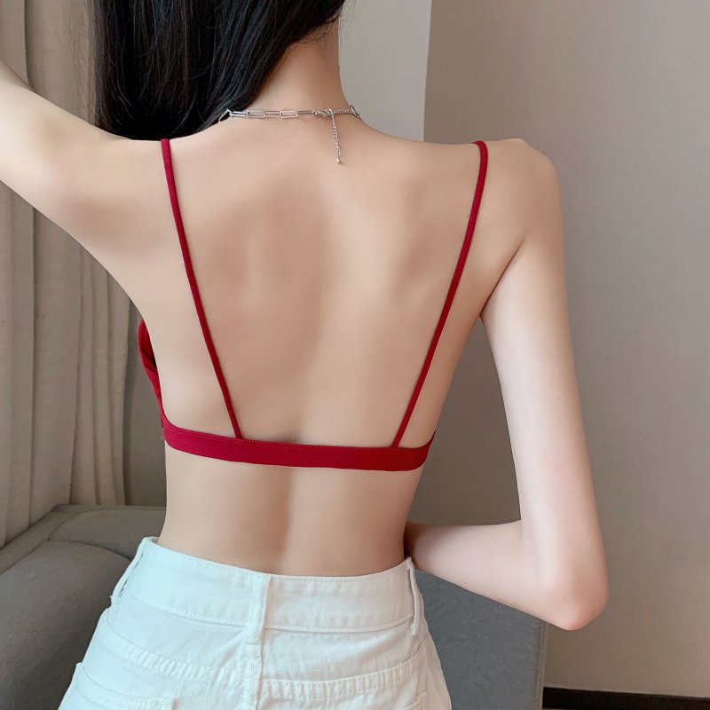With chest pad sling underwear beauty back Bra
