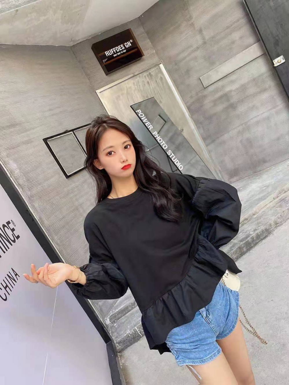 Long sleeve autumn shirt Korean style loose tops