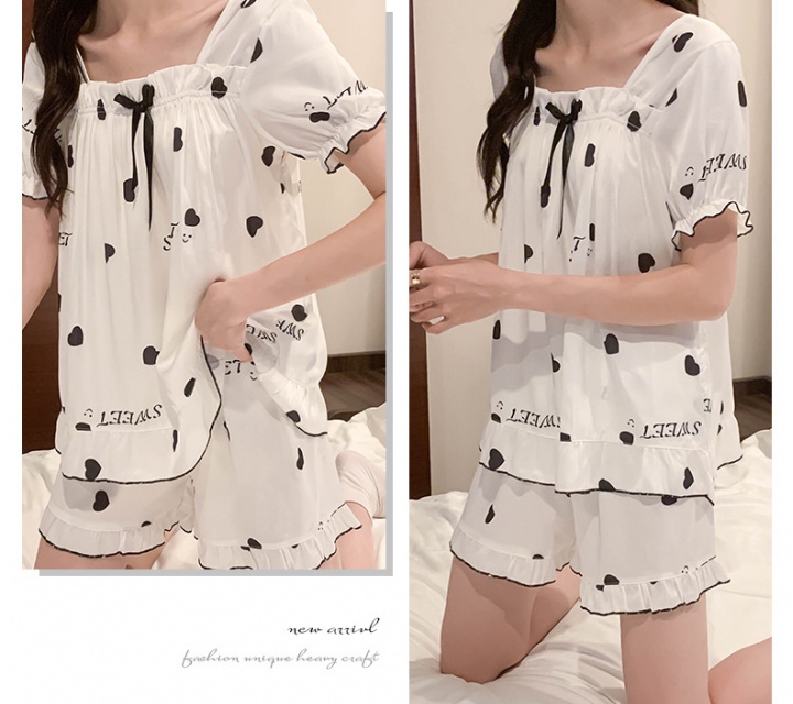 Homewear night dress pajamas 2pcs set for women