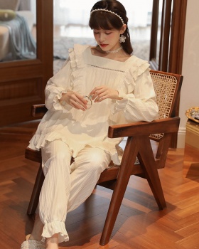 Spring and autumn thin cotton pajamas for women