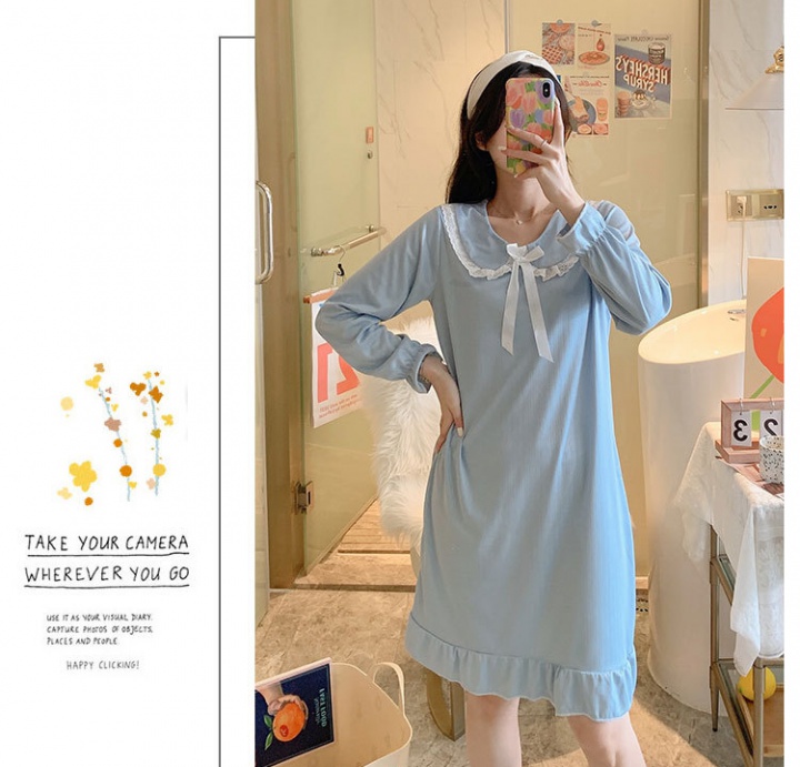 Summer lovely pajamas milk silk Casual night dress for women