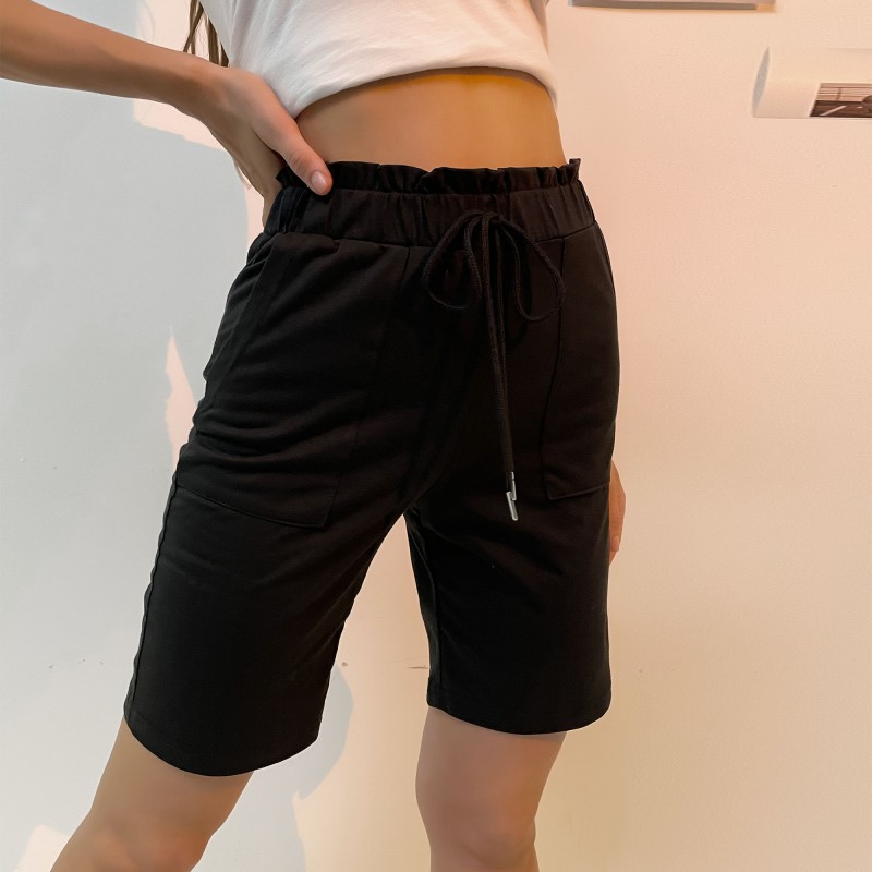 Summer five tenths straight pants frenum shorts