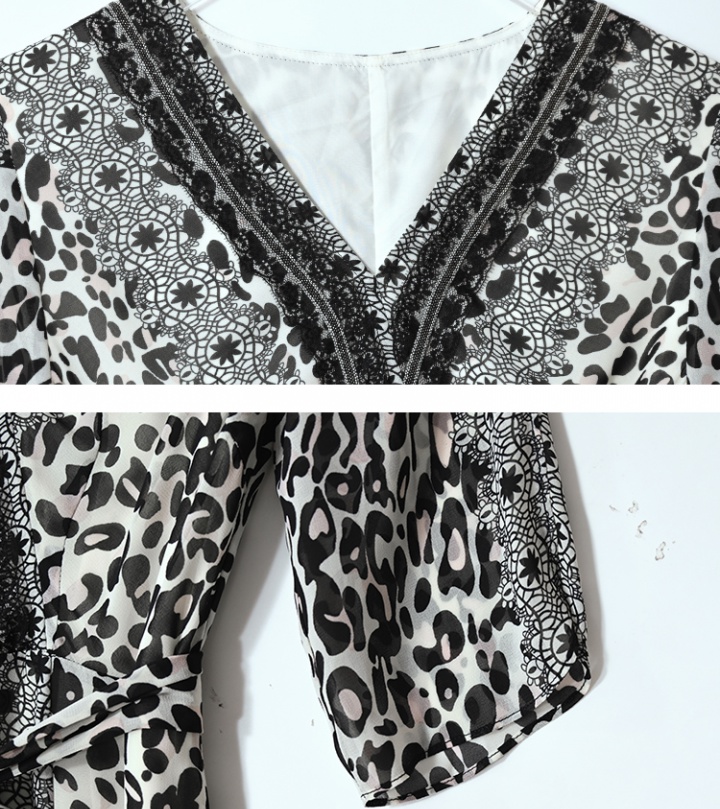 Sexy retro summer leopard dress for women