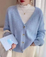 Wears outside knitted sweater tender cardigan for women