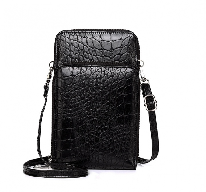 Shoulder fashion messenger bag zip crocodile bag for men