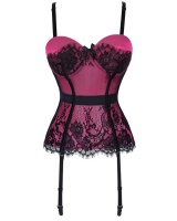 Breast care lace corset rims court style underwear
