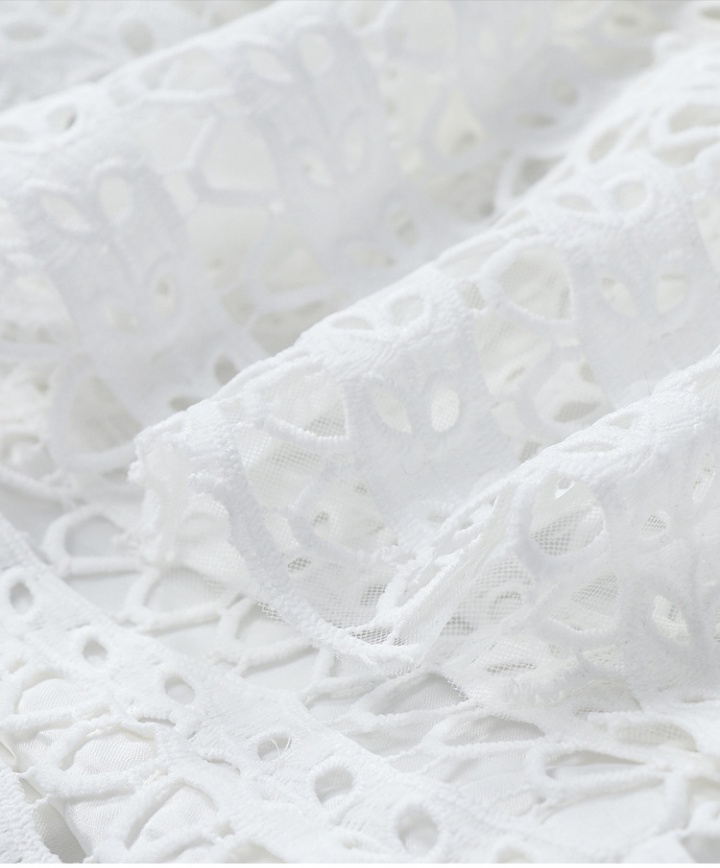 Splice lace dress fashion hollow strap dress for women