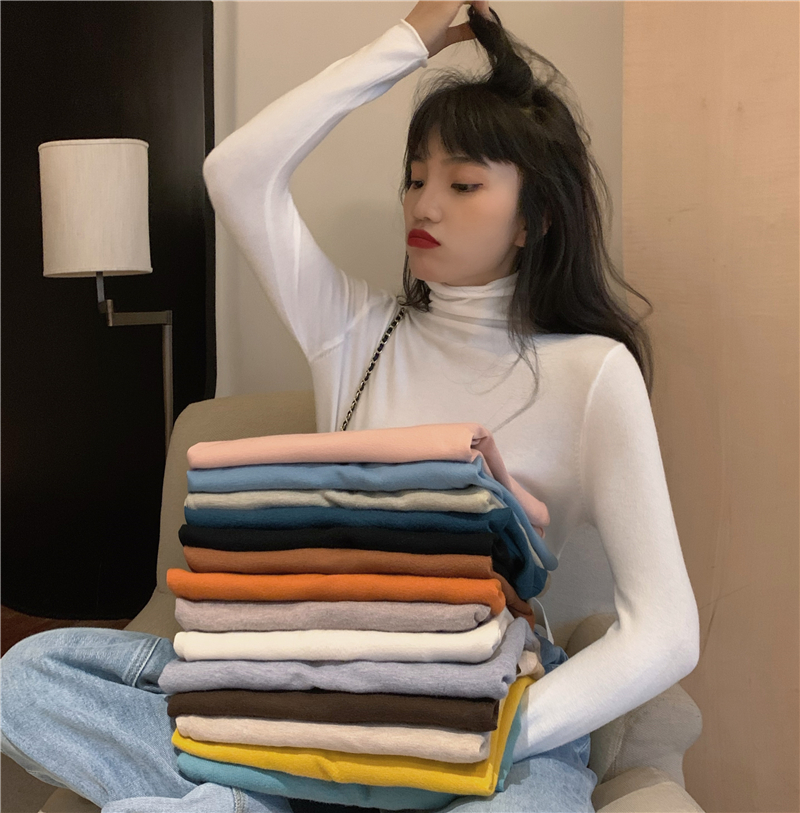 Loose sweater enlarge bottoming shirt for women
