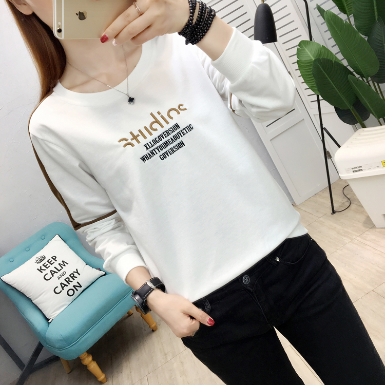 Large yard T-shirt all-match tops for women