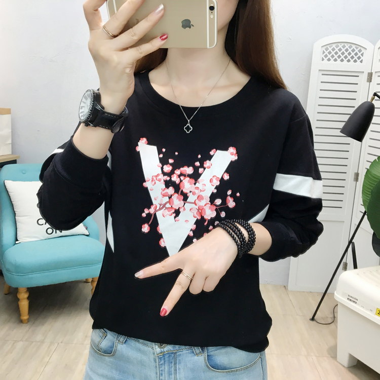 Bat sleeve long sleeve hoodie large yard T-shirt