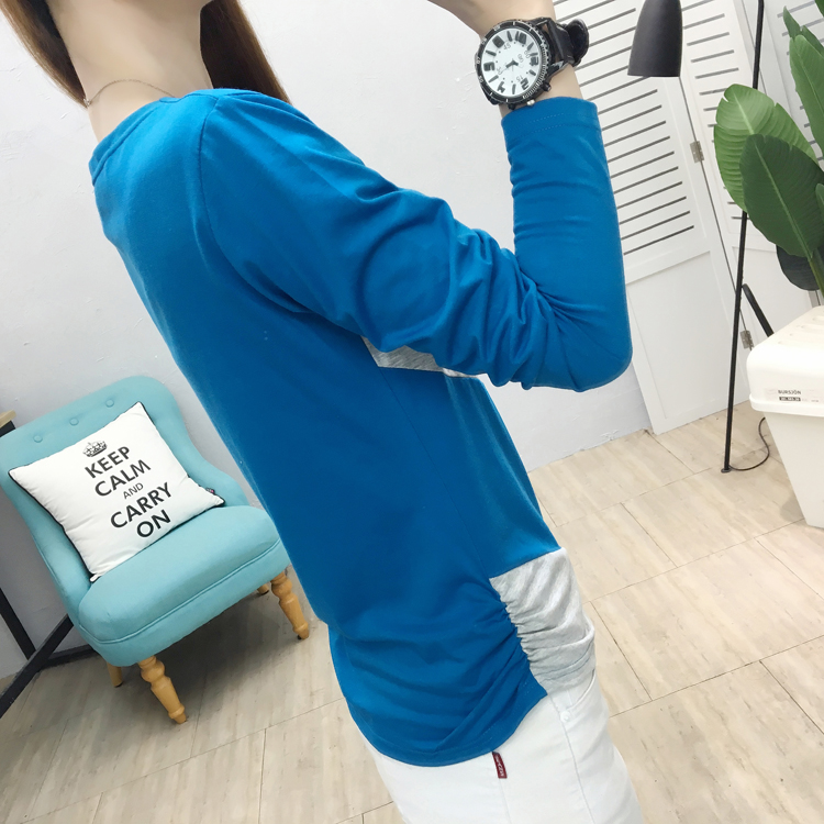 Korean style T-shirt bottoming shirt for women
