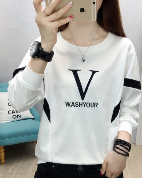Korean style loose T-shirt all-match girl hoodie